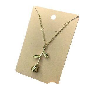 Rose gold necklace